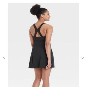 Black Athletic Tennis Dress
